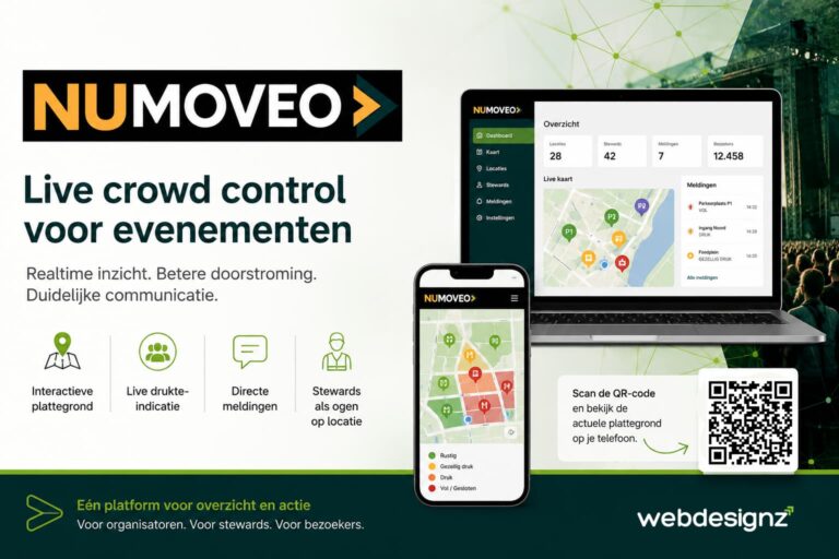 Webdesignz lanceert Numoveo voor realtime crowd management